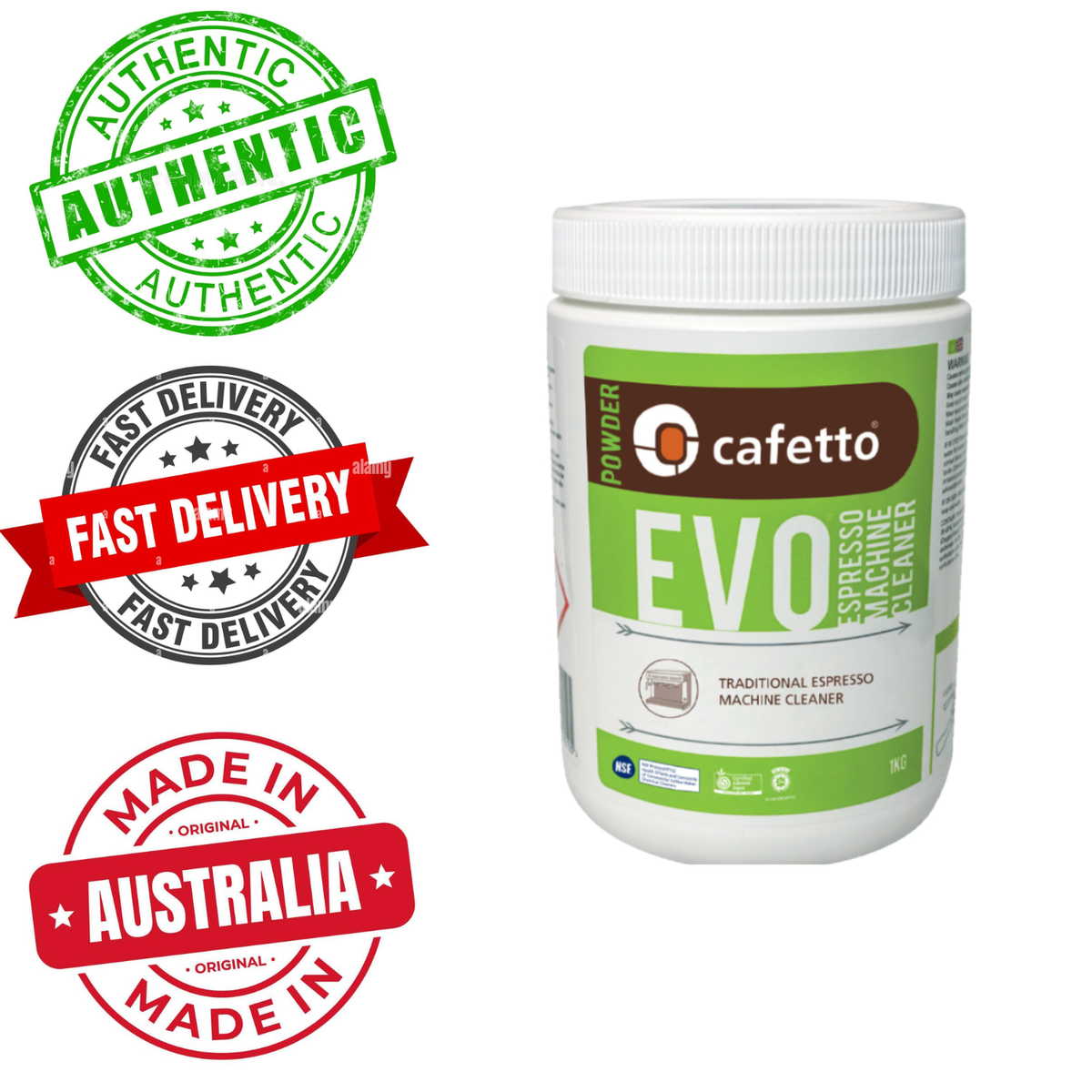 Cafetto EVO 1kg Espresso Machine Cleaner