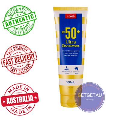 Coles Sunscreen SPF 50+