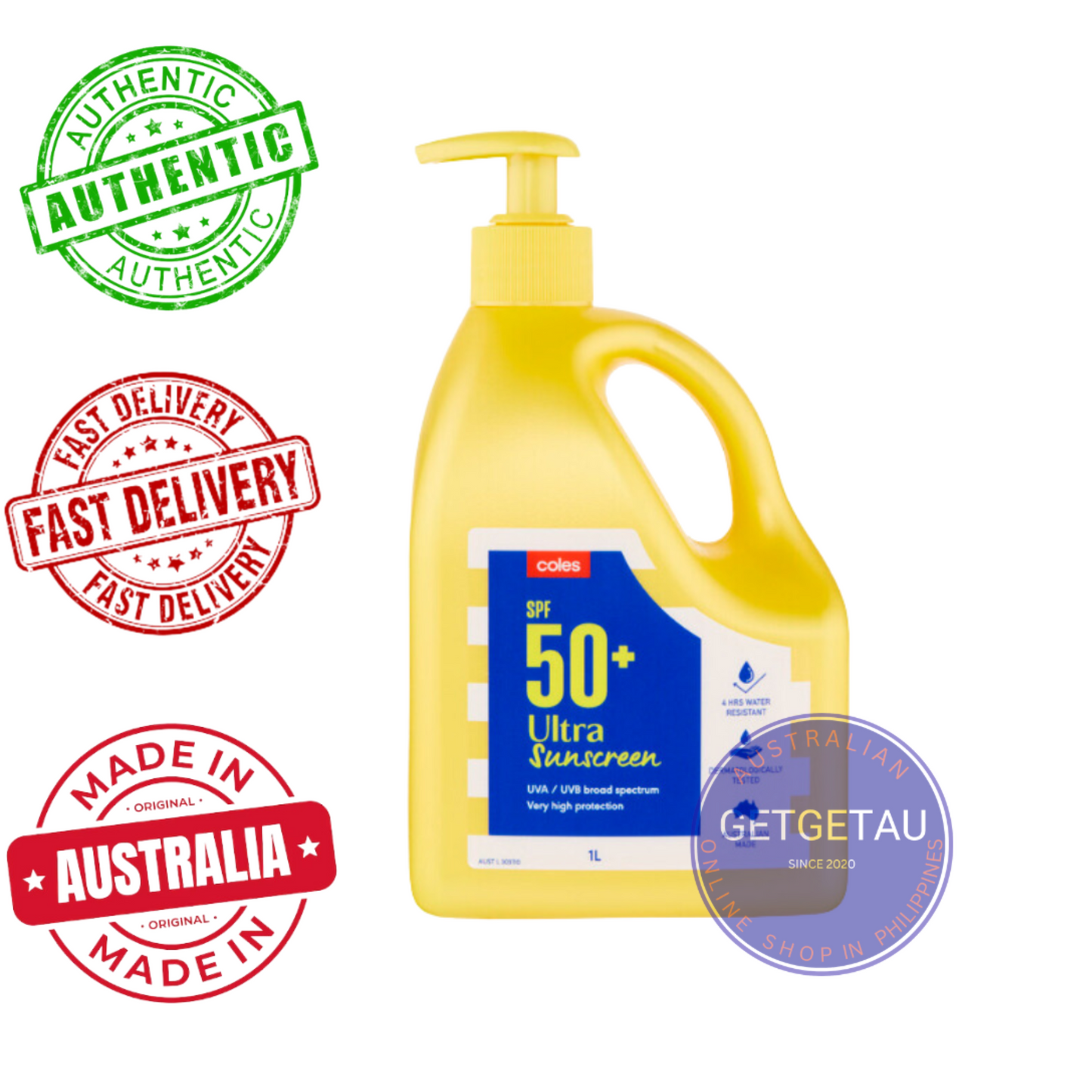 Coles Sunscreen SPF 50+