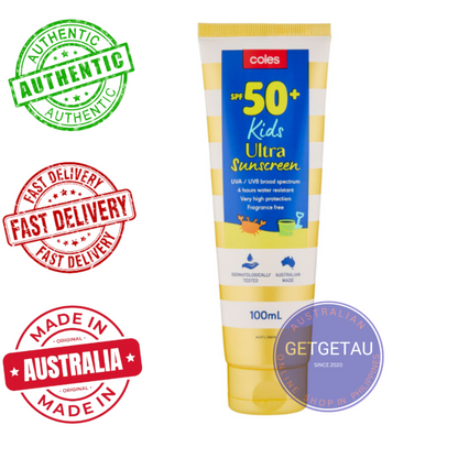 Coles Sunscreen SPF 50+