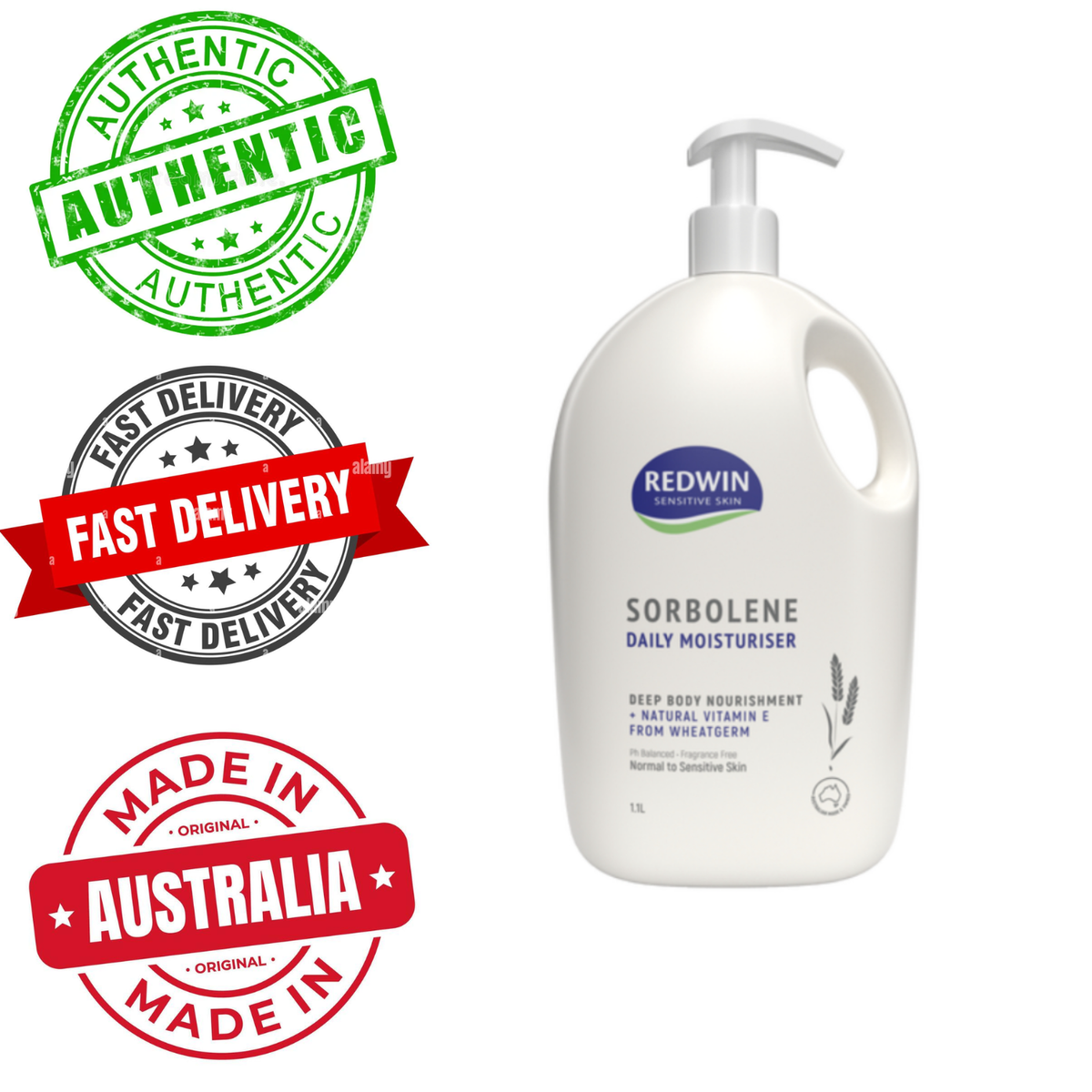 Redwin Sorbolene Daily Moisturiser 1.1L