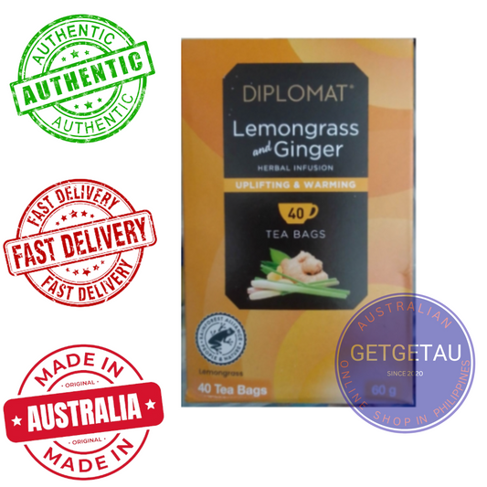 Diplomat Tea Lemongrass & Ginger 40 Tea Bags