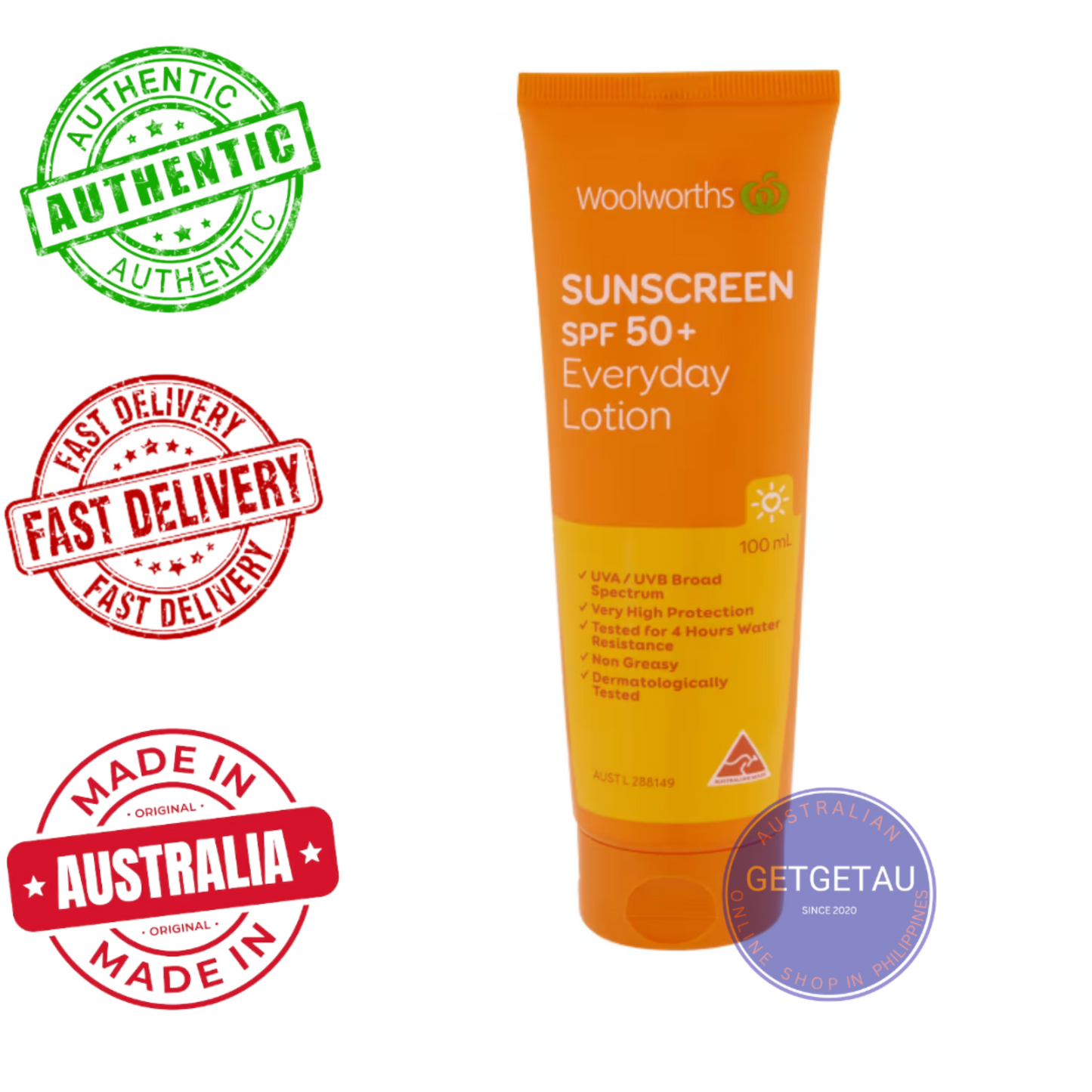 Woolworths Sunscreen SPF 50+