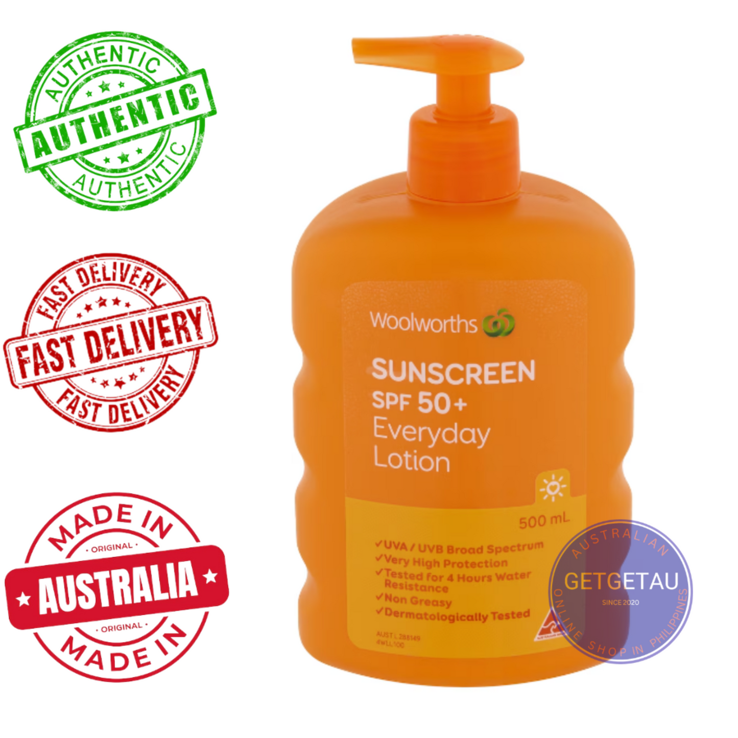 Woolworths Sunscreen SPF 50+