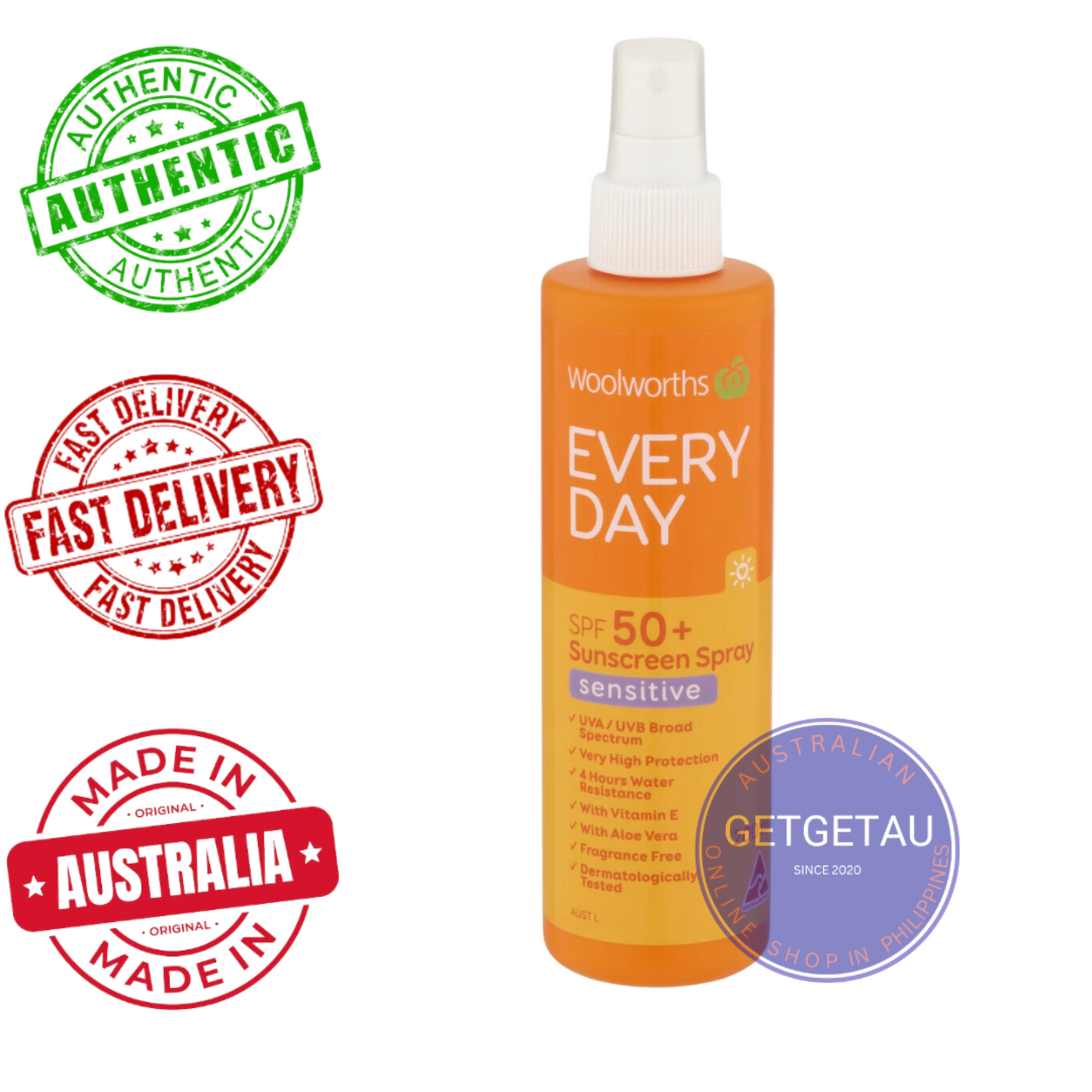 Woolworths Sunscreen SPF 50+