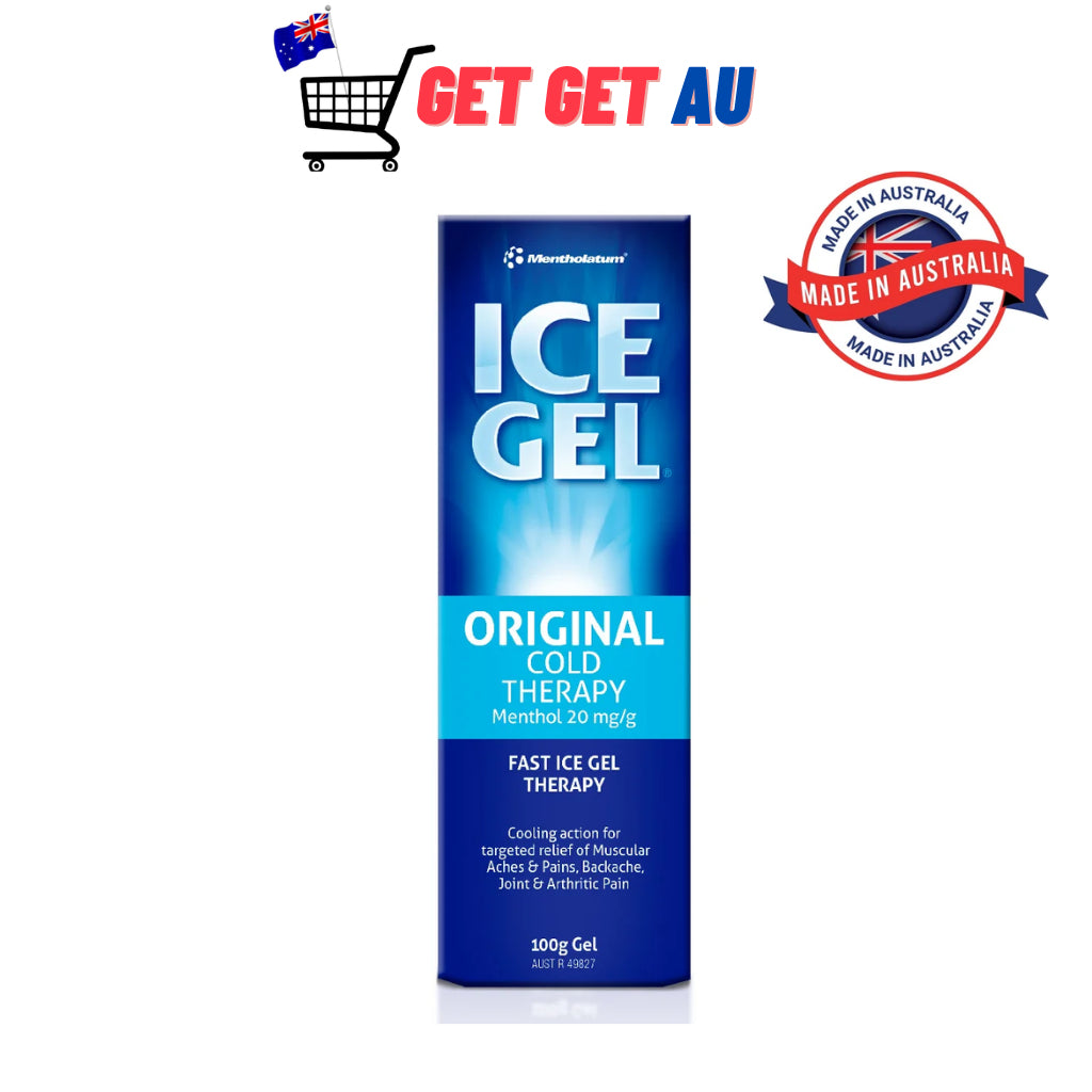 [ MENTHOLATUM ] 100g Ice Gel Original Cold Therapy Menthol 20mg/g for Muscle Back & Joint Pain